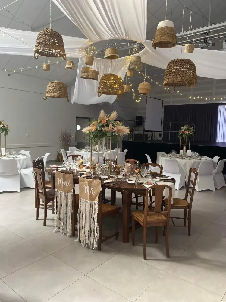 reception fleurs